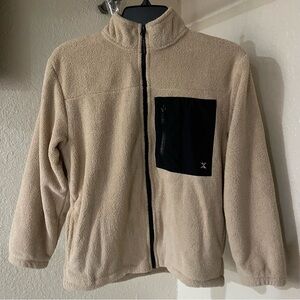 Xersion Beige Fleece Jacket